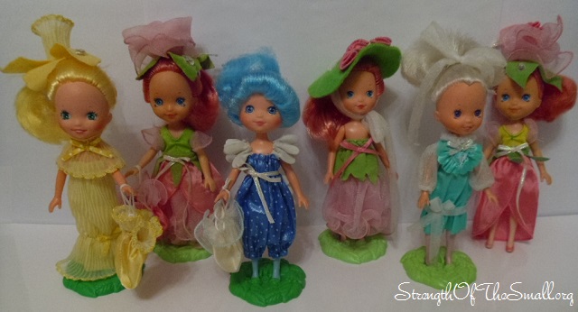 1980's Kenner Rose Petal Place Dolls.