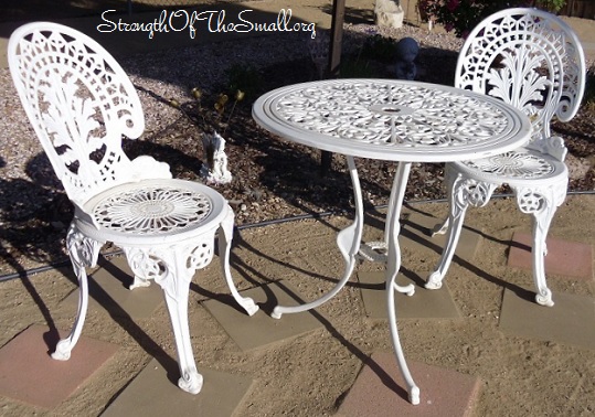 American Harvest Cast Aluminum Bistro Set