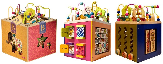 B. Zany Zoo Wooden Activity Cube.