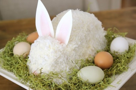 Bunny Coconut Cake. Source.