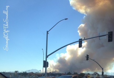 Cajon Pass Fire.