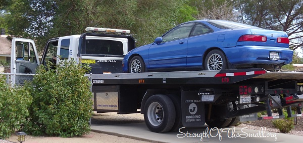 Car Being Towed.