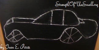 Car Drawing by my then 2 1/2  year old.