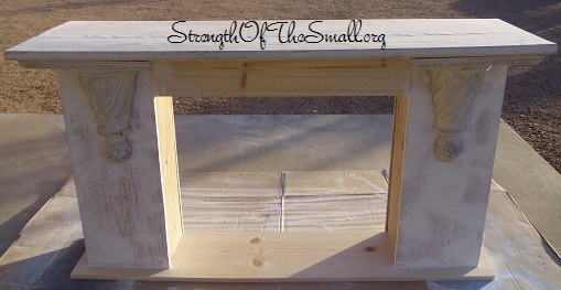 Fireplace Mantel.