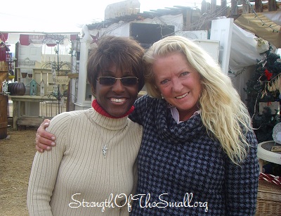 Joan and Linda Marie at Linda Marie's Enchanted Treasures.