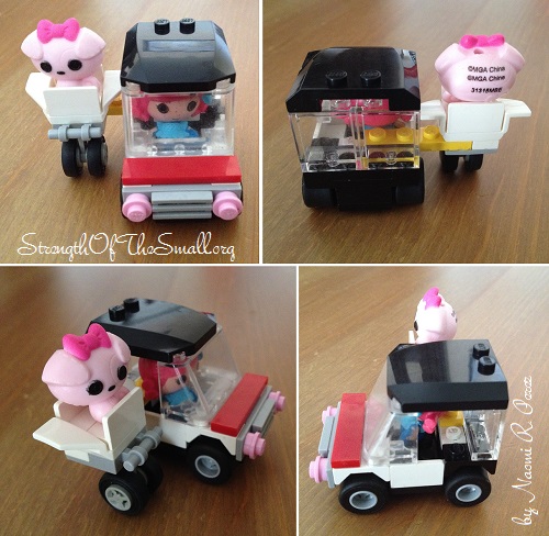 LEGO Mini Car with Pet Sidecar.