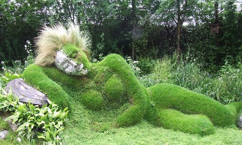 Grey Lady by Susan & Pete Hill. Lost Gardens of Heligan.