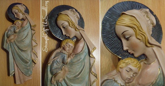 Madonna and Child Wall Plaque.