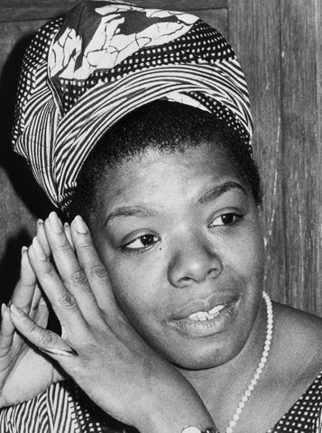 Maya Angelou (1970, San Francisco, California).