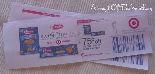 Pasta Gluten Free Coupon.