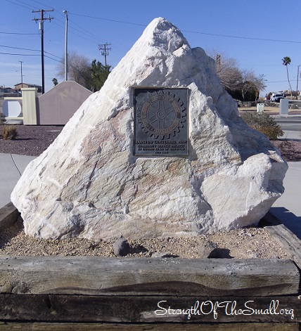 Rotary International Marker.