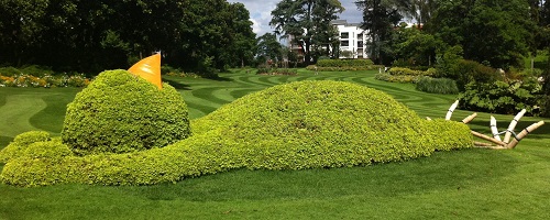 'Sleeping Chicken' by Claude Ponti, Jardin des plantes, Nantes Image Credit: InTheSideCar.com