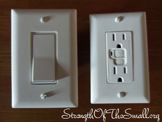Switches and Outlets.