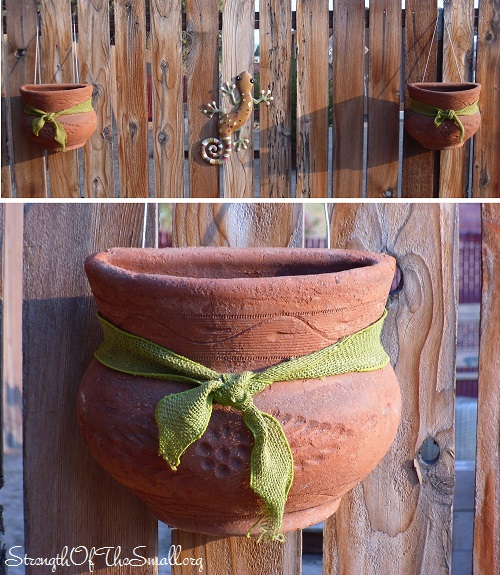 Terracotta Wall Pot Planters.