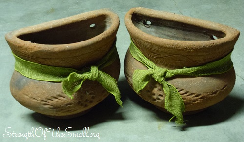 Terracotta Wall Pot Planters.