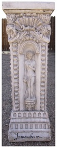 Vintage Carved Stone Pillar.