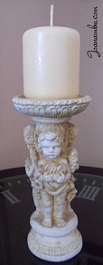 Cherub Candle Holder.