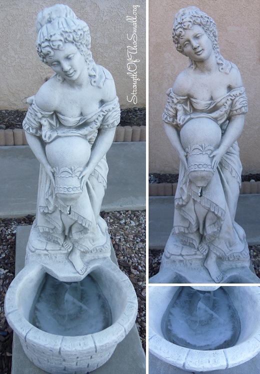 Water Fountain 'The Village Maiden'.